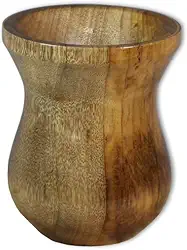 Cuia Tradicional Madeira Nobre Imbuia Chimarrão Artesanal Natural