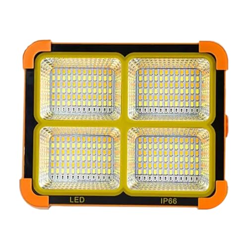 Lampe solaire magnétique LED rechargeable : éclairage de camping et lumière de patio
