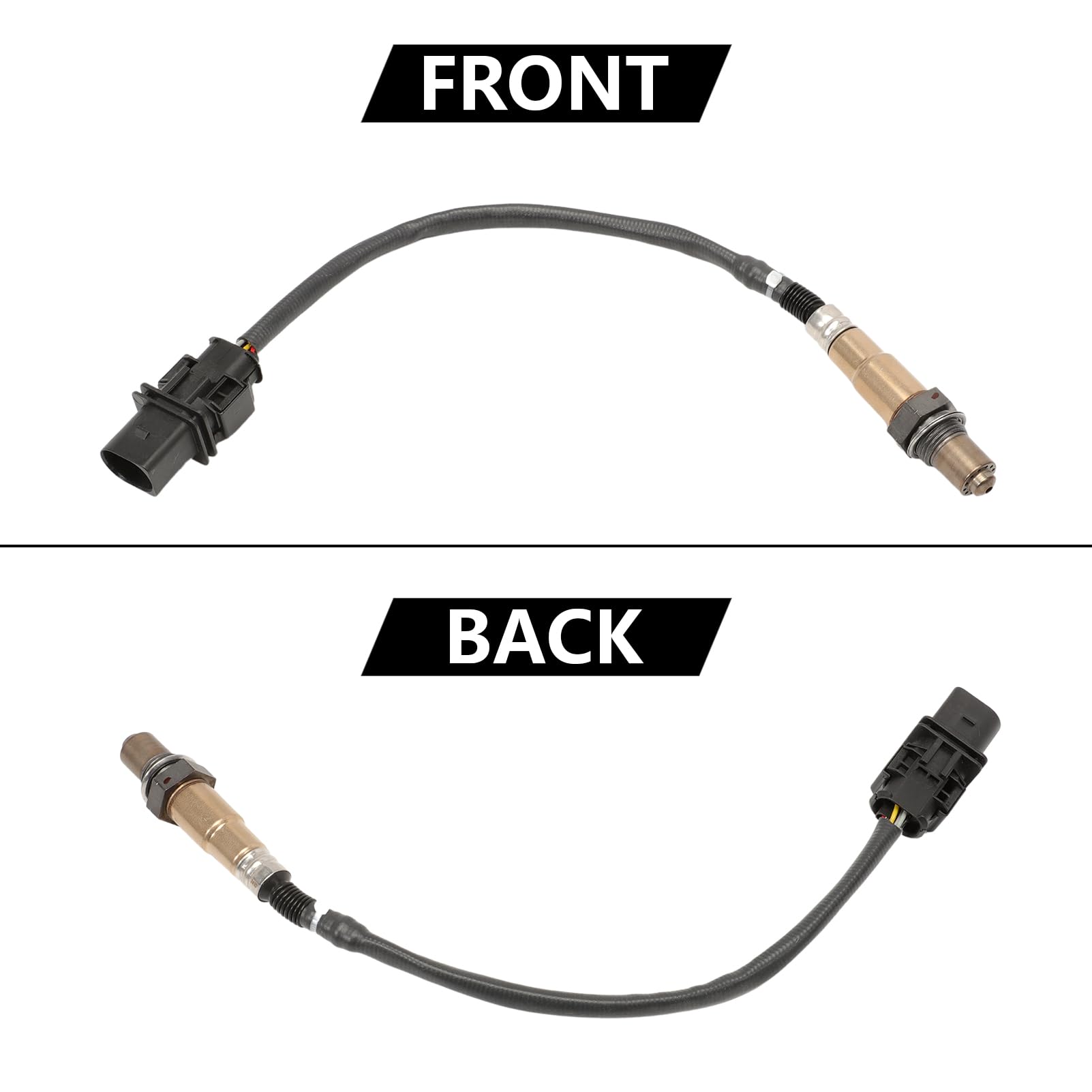 Amrxuts 0258017217 Upper Lambda Probe O2 Oxygen Sensor, Compatible With Berlingo C3 C4 C5 DS3 DS4 R55 R56 Partner 207 208 308 508 2008 3008 5008