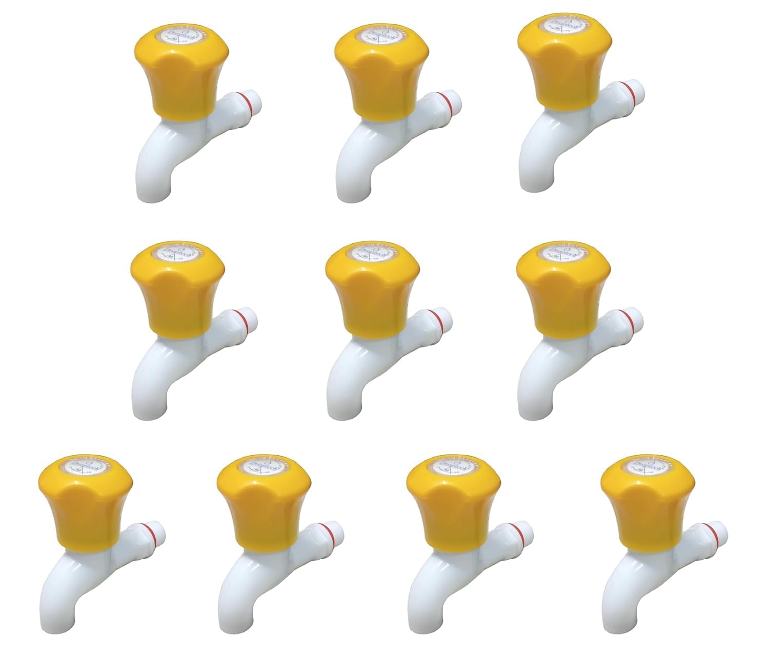 ATC ZANTEX White PVC Plastic Bib Cock/Water Taps for Kitchen Bathroom Wash Basins - Set of 12 (1/2", 15 mm) Type PVC Taps Faucet for Hot and Cold Water Cobra Yellow (1/2", 15 mm, 12, Count) (B0DGTP8ZTS) Amazon Price History, Amazon Price Tracker