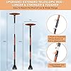 4-In-1 Snow Brush and Ice Scrapers for Car Windshield 55'' Extendable Snow Shovel Snow Broom Kit with Squeegee, Foam Grip 180°Pivoting Thicken Brush Head Portable Snow Scraper for Car, Trucks, SUV #4
