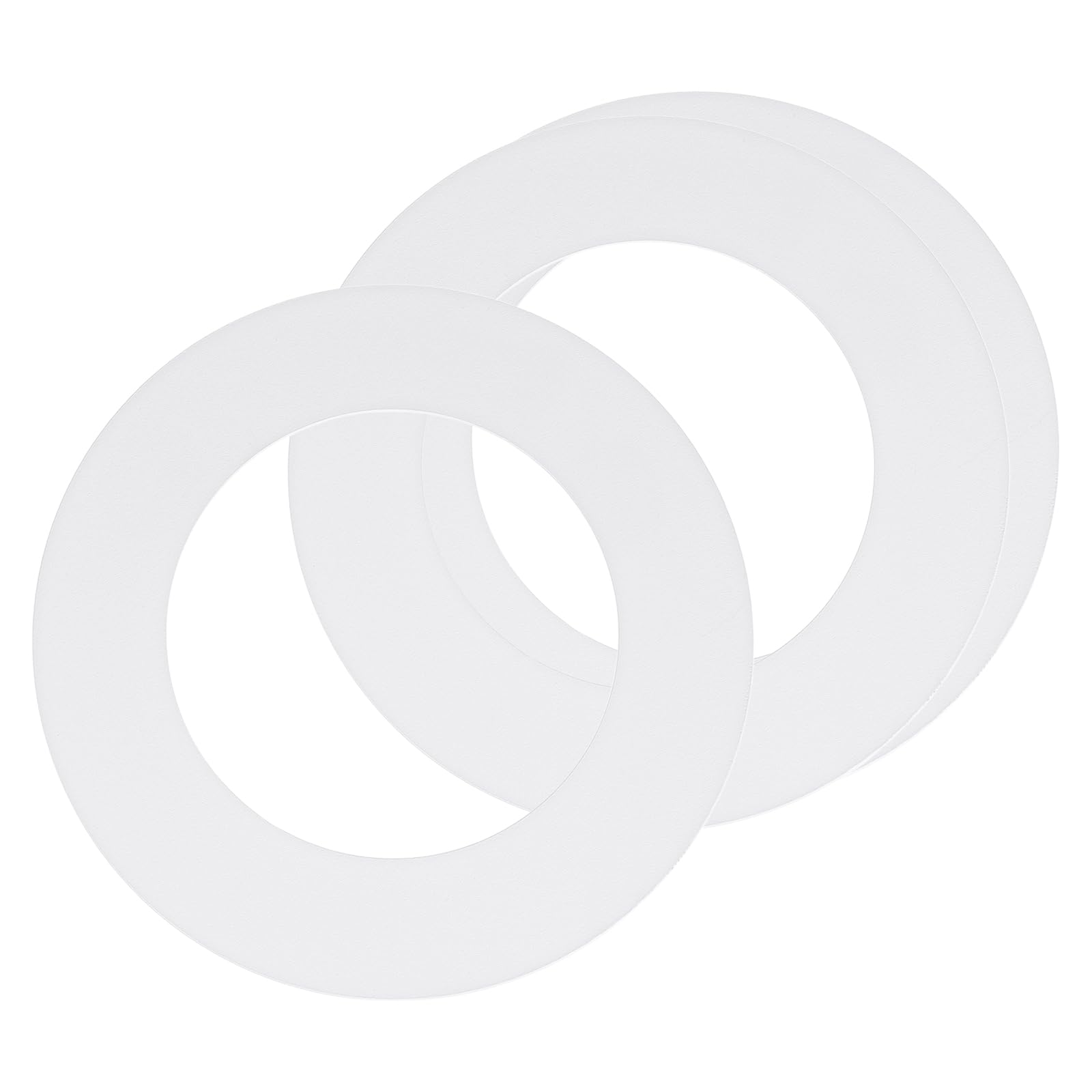 sourcing map Goof Ring for 4" Recessed Light 4.3"ID 6.8"OD Matte White 3Pcs