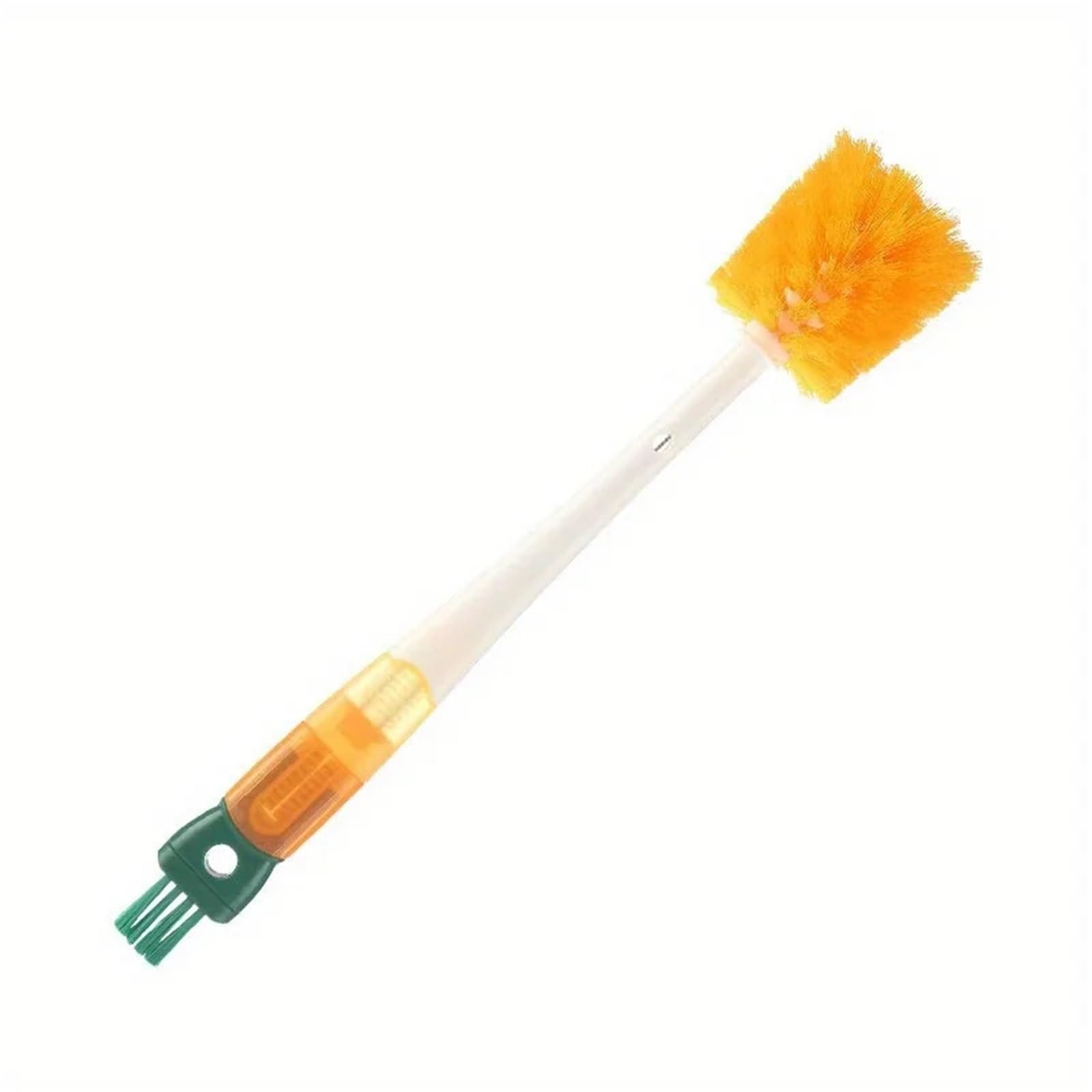bottle brush Cleaning Brush Cup 5 In 1 Bottle Gap Cleaner Crevice Water Bottles Clean Tool Kitchen(Orange)
