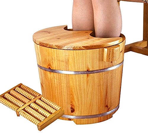 Spa de pies de madera para pedicura 30 cm