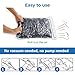 RoomierLife 8 Travel Space Saver Bags. Pack of 8 Bags, size Medium to Large. Roll-Up Compression Storage (No Vacuum Needed) & Packing Organizers. Perfect for Travel and Home Storage