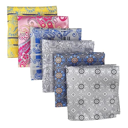 Pochette de costume en soie de polyester pour mariages et rendez-vous d'affaires élégants