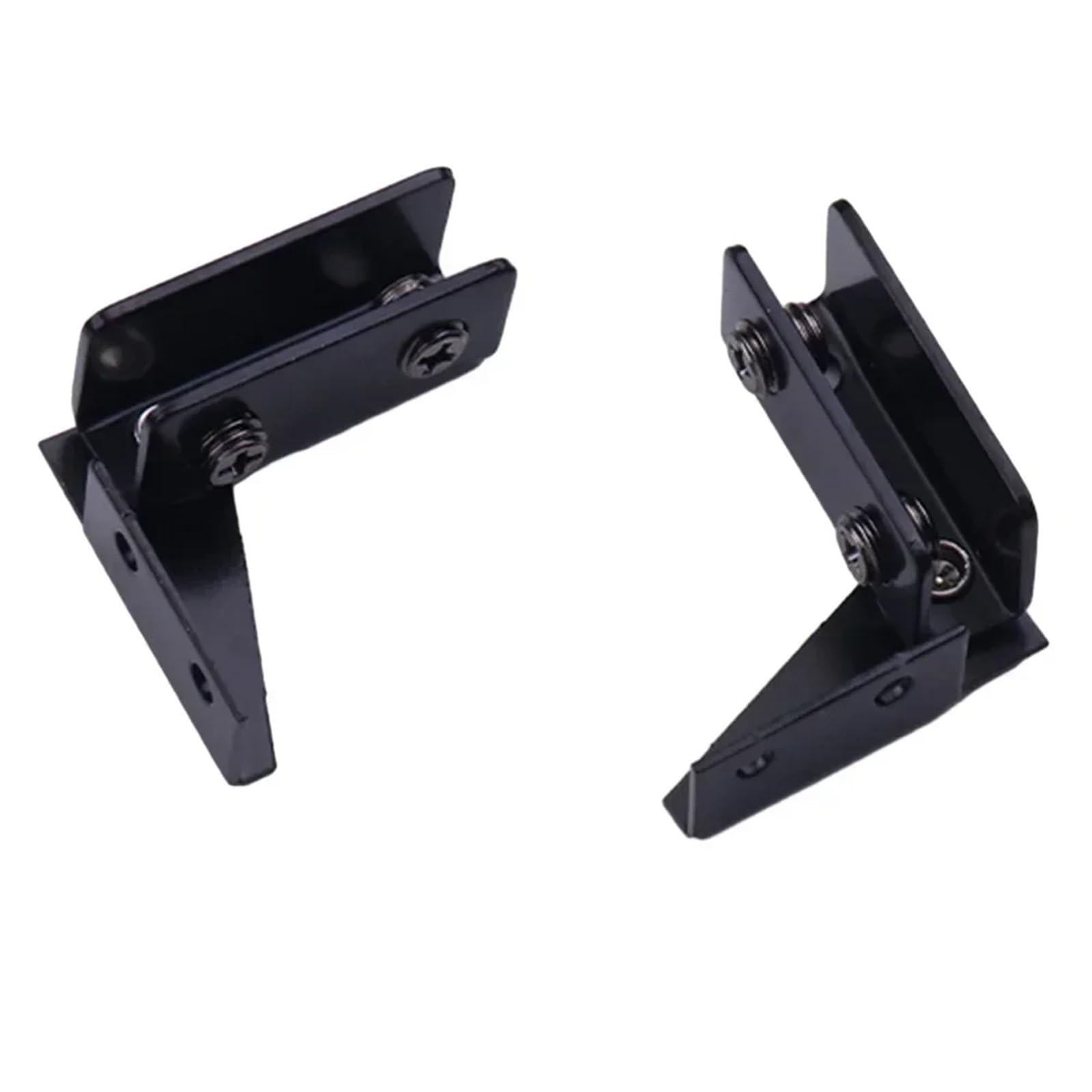 Kdhcvkz Black 2Pcs Non-Porous Door Hinge Cabinet Stainless Steel Hinge(Black)