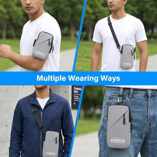 Image of Proberos Phone Holder Armband Crossbody Holster Waterproof for Running
