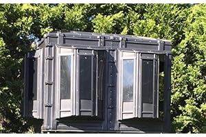 Hughes HP-67010 Hunting Ground 4x8 The Lodge Box Blind with Window Kit (No Stand)