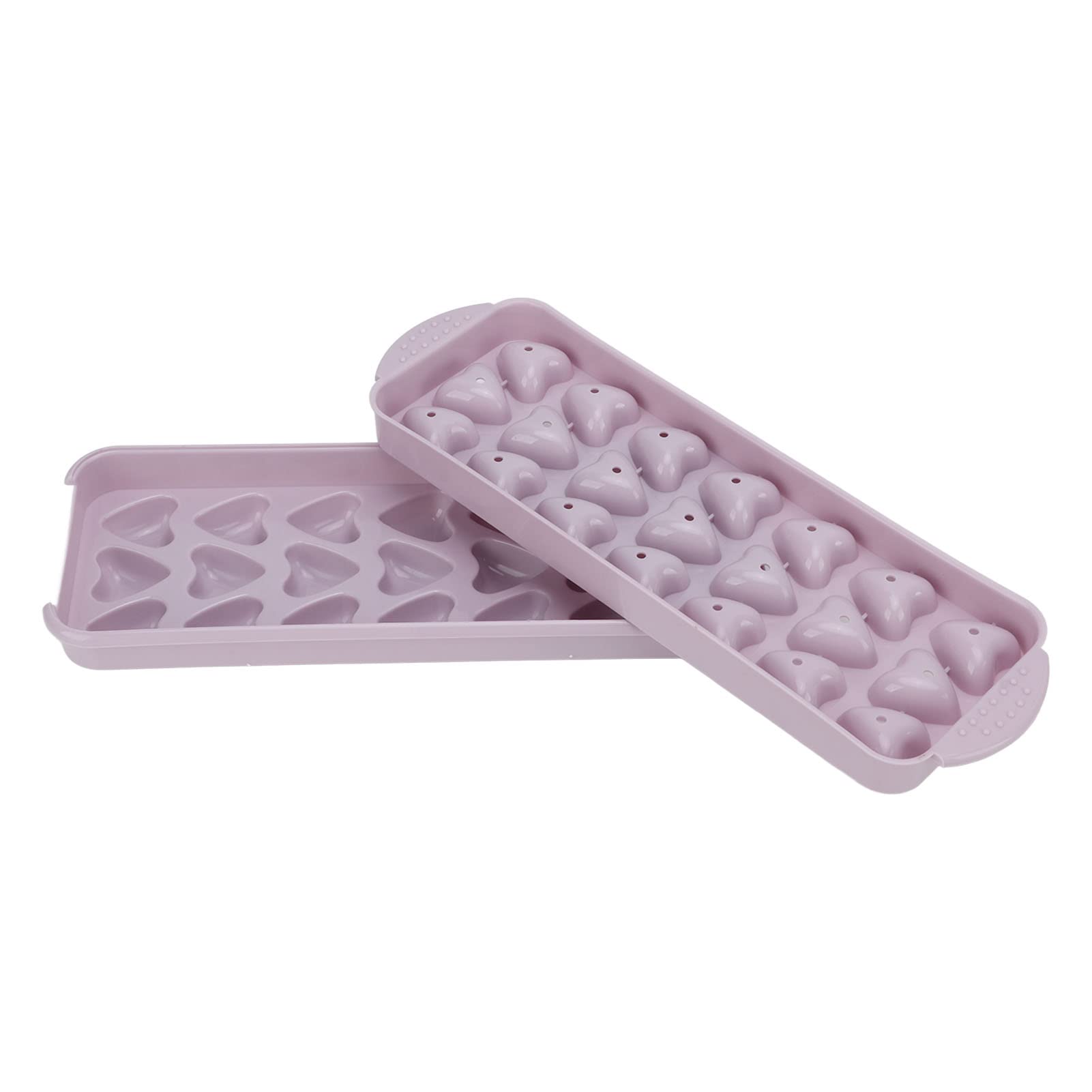Eiswürfelbereiter Food Grade Easy Unmould Polisher Glänzende Eiswürfelschale PP-Material Vollform Heimgebrauch für Kühlschrank