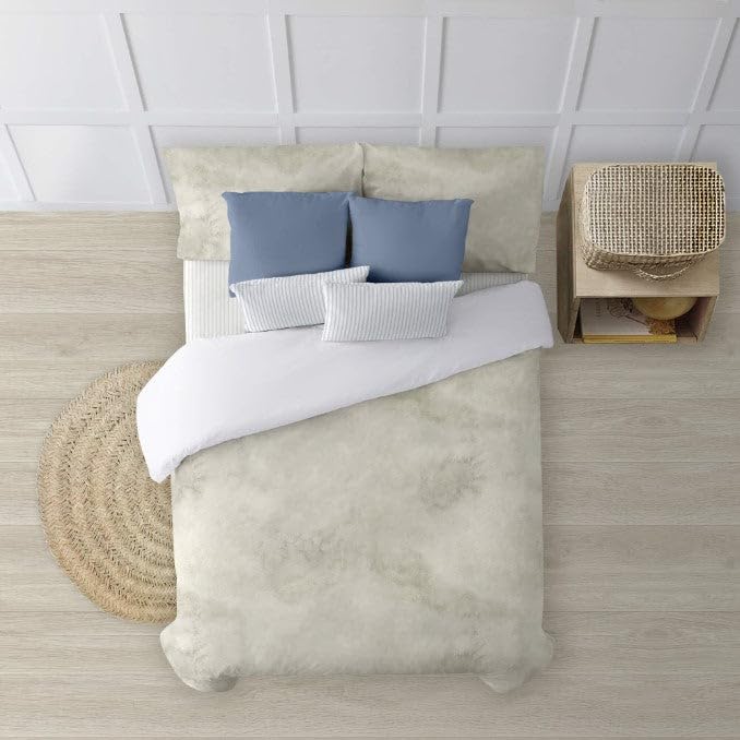 Belum | Bettbezug für Betten 200 x 200 cm | Stoff 100% Bio-Baumwolle | Fadenzahl 175 | Oeko-Tex Zertifiziert | Modell: Picton