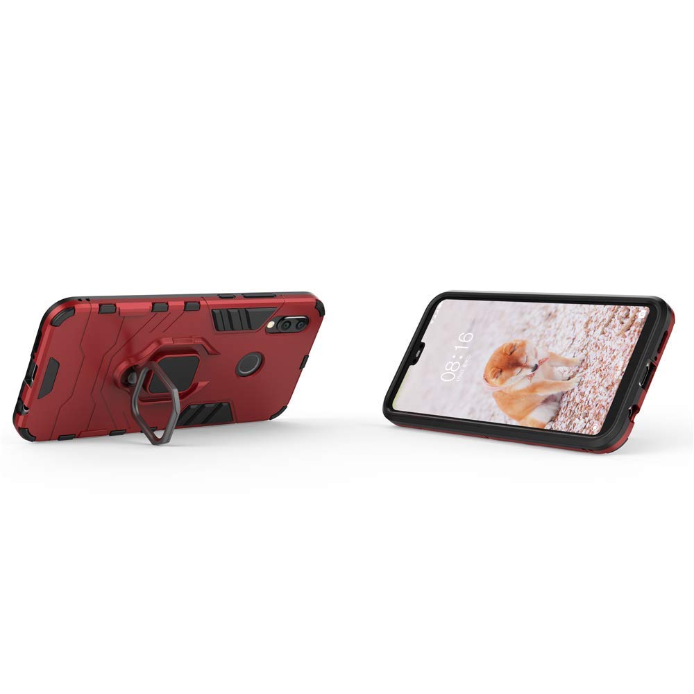 Case for Huawei P20 Lite, Hybrid 2 in 1 [PC & Silicone] Dual-Layer