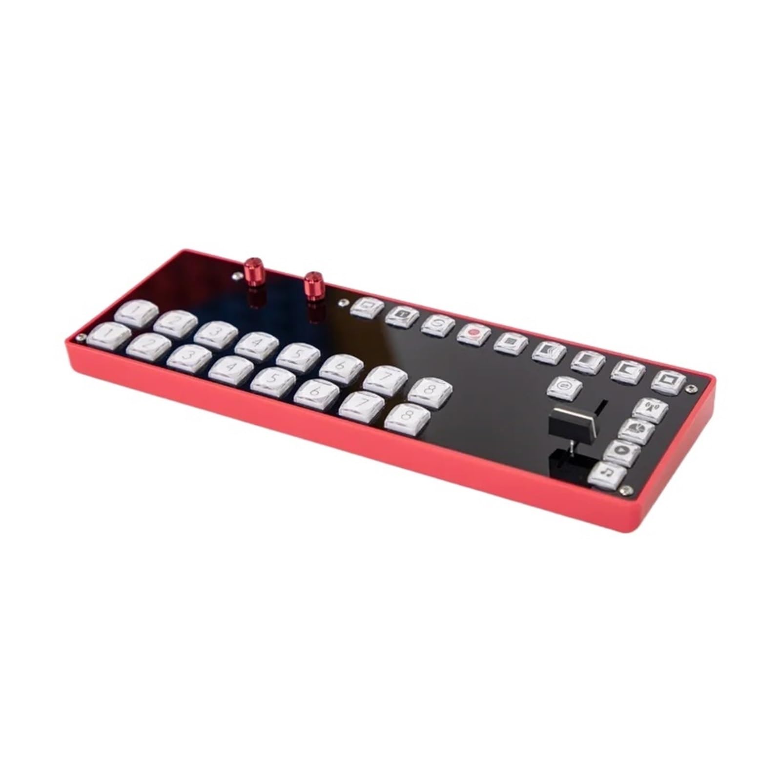 Vmix Mini Switcher Control Panel MIDI2.0 Videoaufnahme-Schalttafel Typ-C-Schnittstelle for Vmix OBS New Media Live für Gaming-Streaming und Multi-Source-Aufnahme(Mini Switcher)