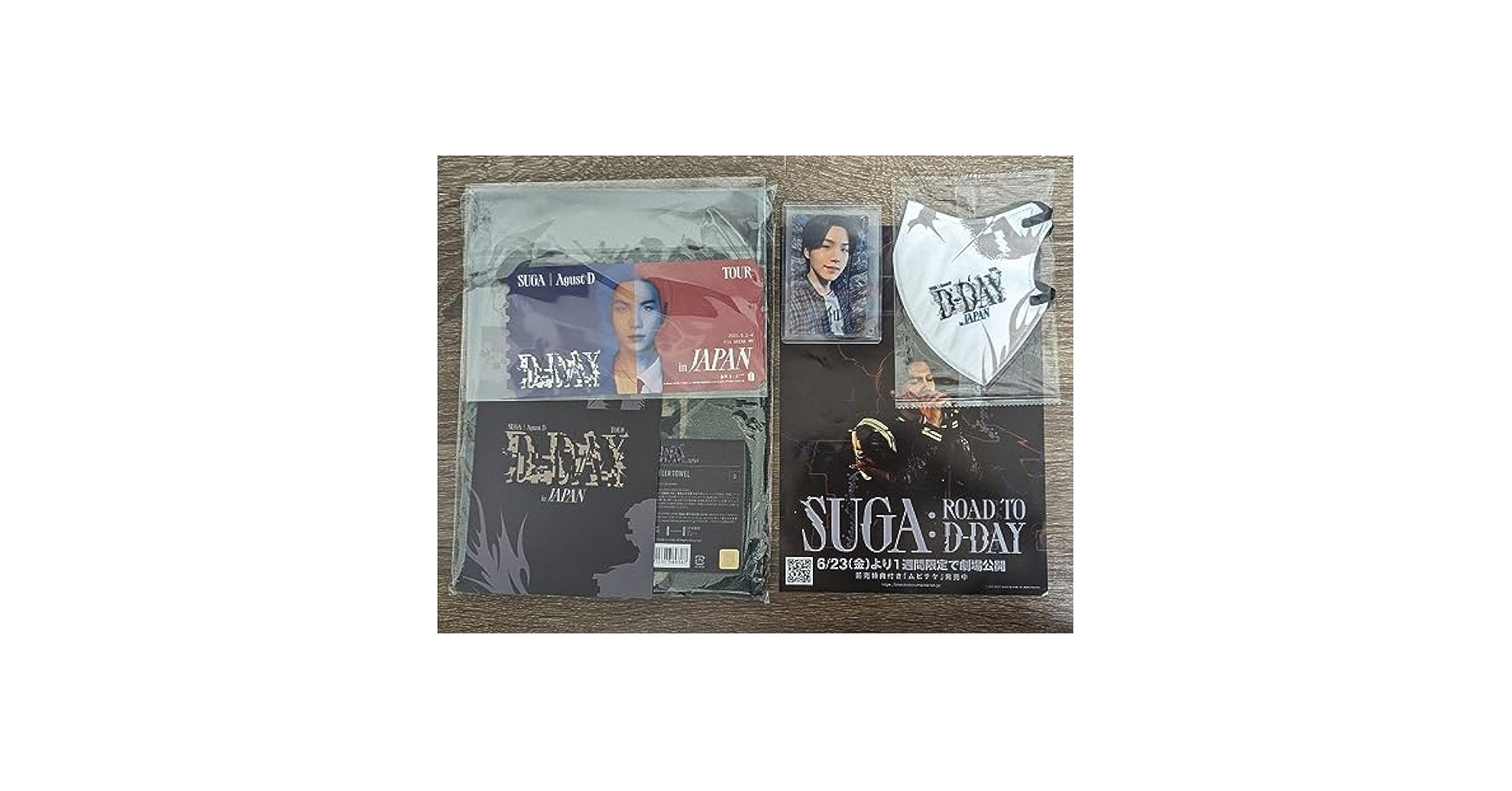 SUGA Agust D TOUR D-DAY JAPAN VIP 特典 タオル SUGA Agust D TOUR D-DAY JAPAN VIP 特典 タオル BTS SUGA AGUST