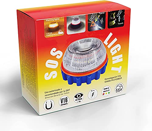 Generico V16, Luz De Emergencia Homologada. Baliza De Emergencia Coche O Moto. Generico V16, Luz De Emergencia Homologada. Baliza De Emergencia Coche O Moto.