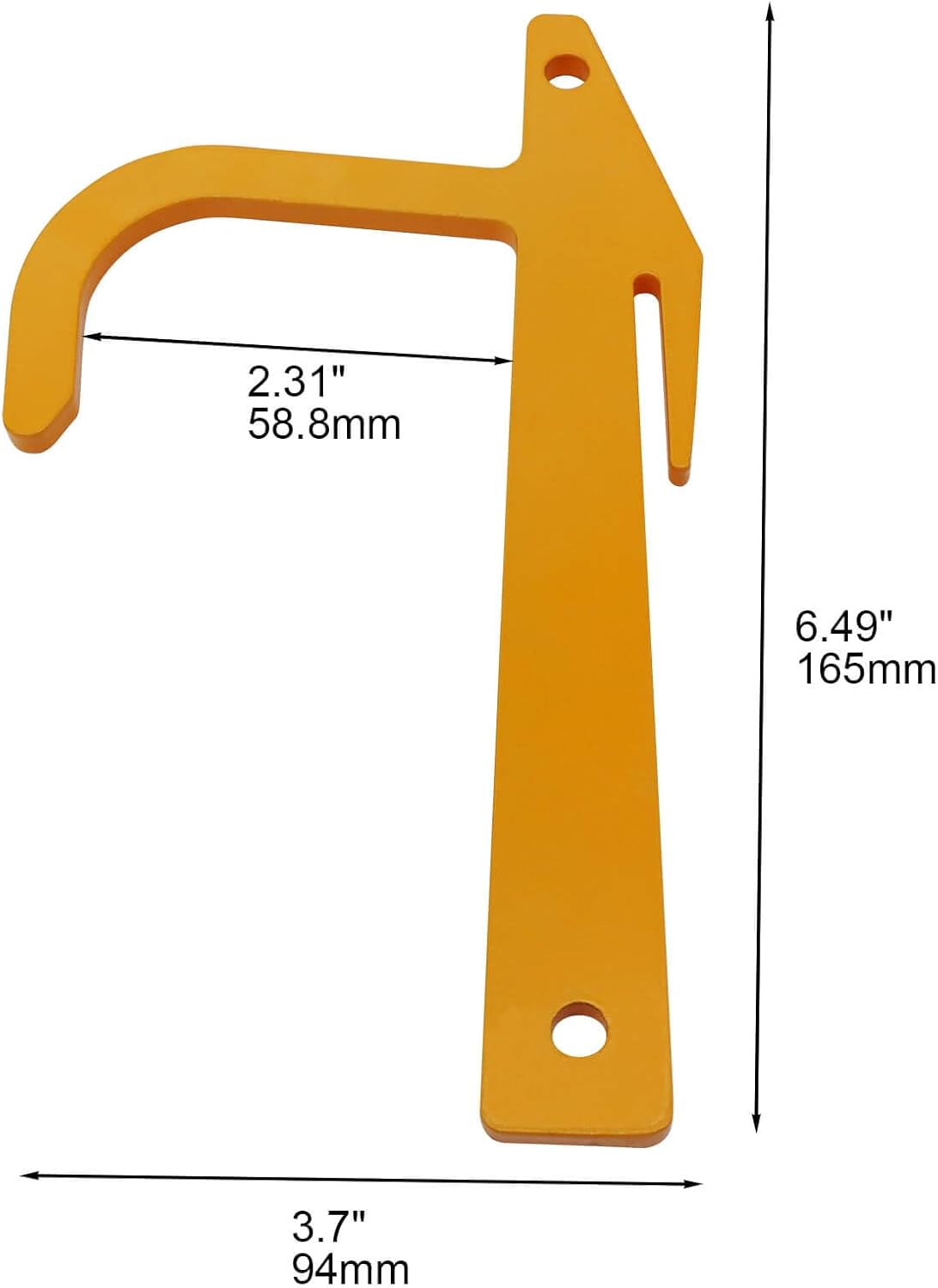 Bueyfolt 10 Packs Chain Link Fence Banana Clips, Hook Loop Mesh Tools, Metal Fence Stretcher Tensioning, Fence Top Rail Clamp Hanging for Fixed Chain Link