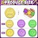 kaiolbly 160 Pcs Mardi for Gras Gold Coins, Plastic Gold Green Purple Coins Mardi Gras Coins for Mardi for Gras Parade Throws Party Favors Decorations