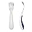 OXO Tot On-The-Go Fork And Spoon Set - Navy