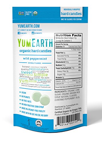 Yumearth 0193 Organic Wild Peppermint Hard Candy thumb #1