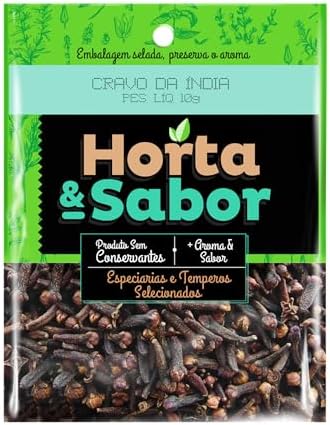 Horta e Sabor – Cravo-da-Índia 10g | Ideal para Chás, Sobremesas ...