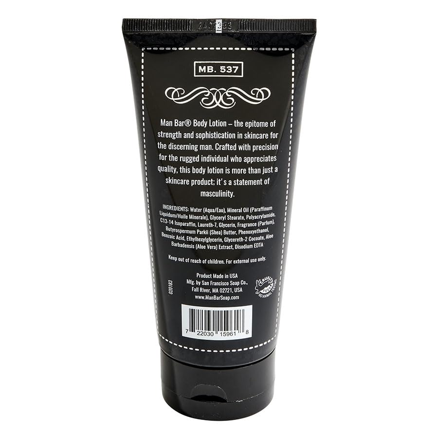 San Francisco Soap Company Man Bar Body Lotion - Midnight Amber