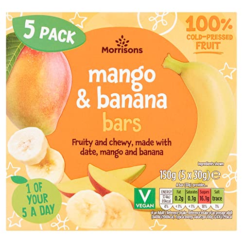 Morrisons Mango & Banana Bars 5 x 30g (150g)