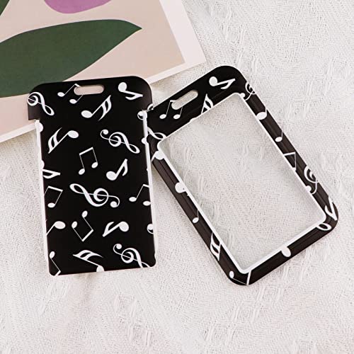 Bkbkaak 7388920003814 Music Notes Detachable Lanyard With Badge Holder Cool Black Breakaway Teacher Gifts Lanyard thumb #4