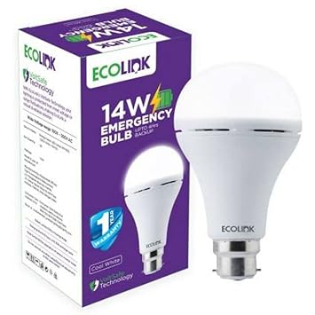 EcoLink 14W B22 LED Cool Daylight Bulb (929002441554, White)