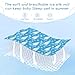 Winter Tree and Deer Blue and White Cooling Baby Mattress Protector 28