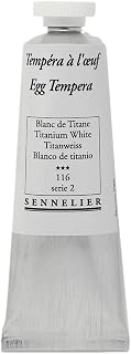 Sennelier Tempera Paint, 34ml, Titanium White