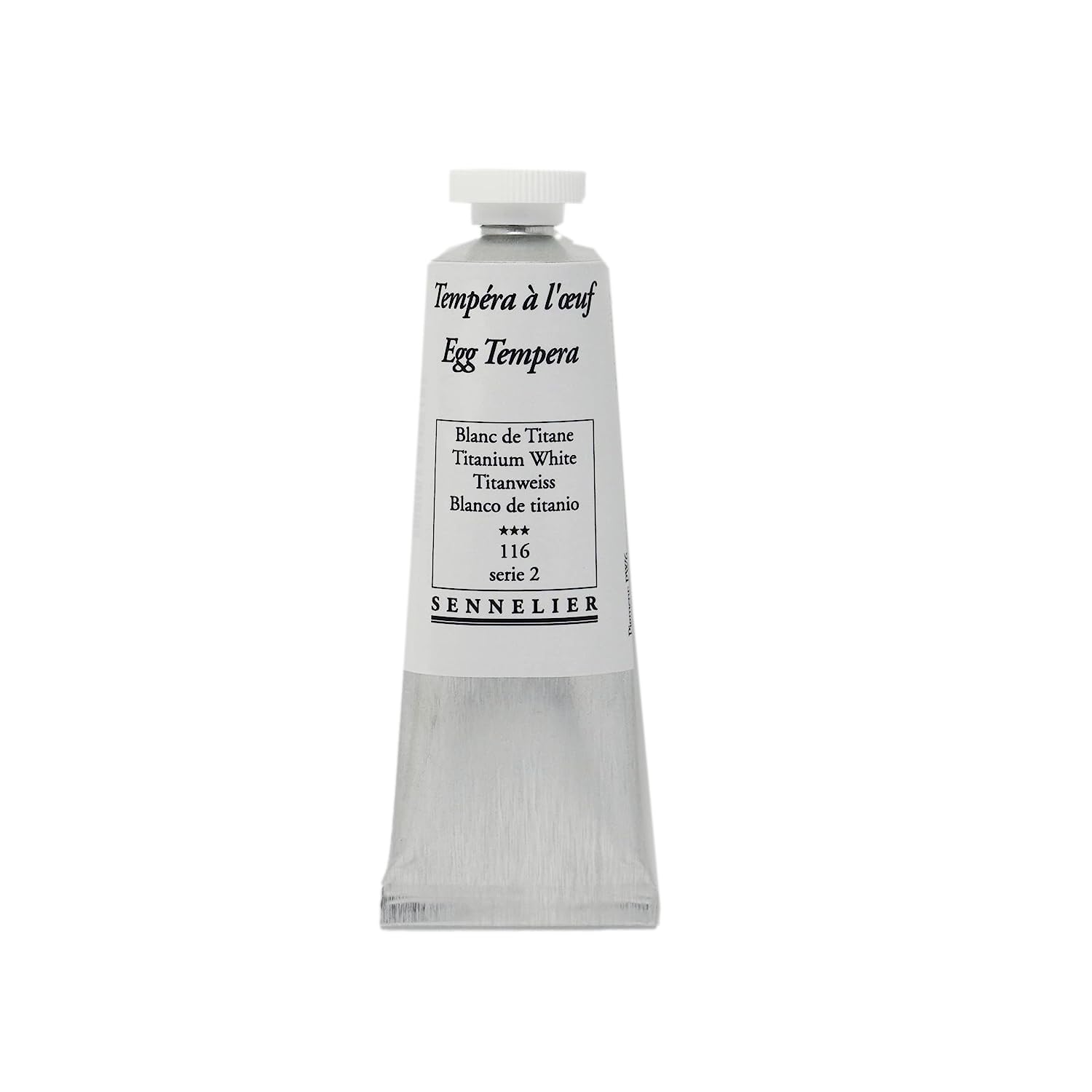 Sennelier Tempera Paint, 34ml, Titanium White Titanium White 1 Count (Pack of 1)