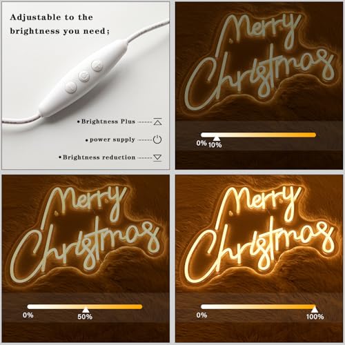 Image of Neon Signs Warm White Neon Light Letter Neon Light for Wall Decor Party Kids Room Wedding Birthday Party Decorations