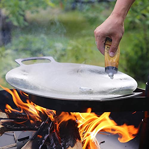 Muurikka Grill Pan 58 Cm With Protective Bag, Outdoor Pan, Fire Pan Made Of Robust Rolled Steel For Campfire & Grill #TOP4