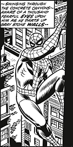 Komar Marvel IADX2-085 Non-Woven Photo Wallpaper, Spider-Man Classic Climb, Size: 100 x 200 cm (Width x Height), Comic NY - Image 3