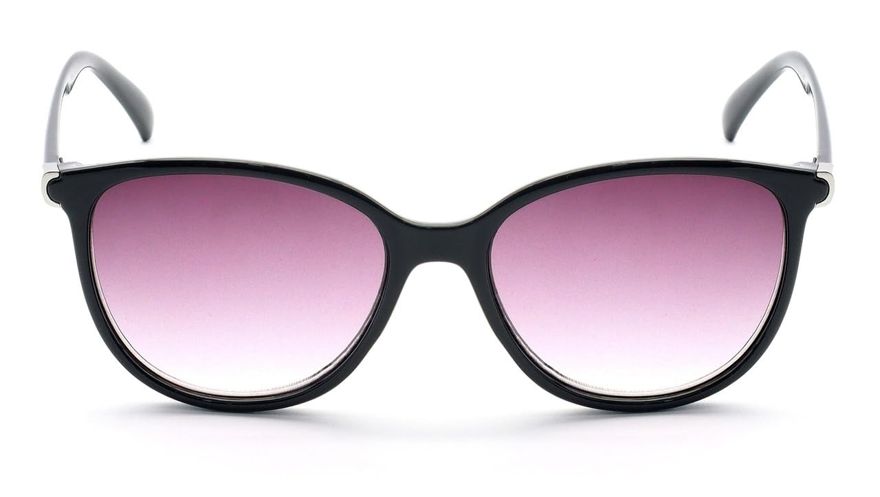 ZAVISH Reading Sunglasses Womens Designer Tinted Sun Readers Glasses Gloss Black Frame UV400 Outdoor Lens & Case +1.50 - Image 2