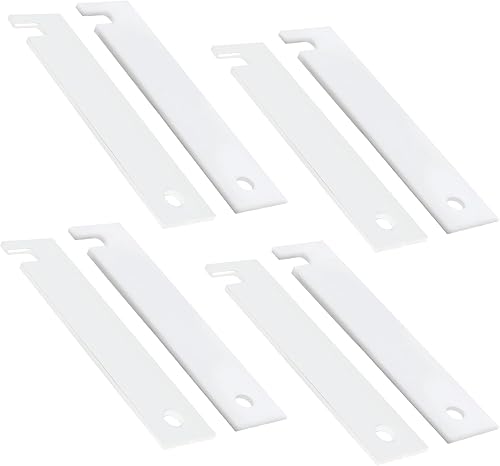 WE3M51 WE3M52 Secadora de ropa Nylon y Teflon Drum Bearing Slide Kit de reemplazo para piezas de secadora GE Kit de rodamientos delanteros, 4 WE3M51