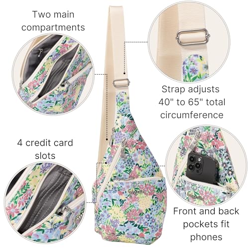 Image of Baggallini Mini Sling - 12x7 Sling Crossbody Bag Backpack with Adjustable Shoulder Strap