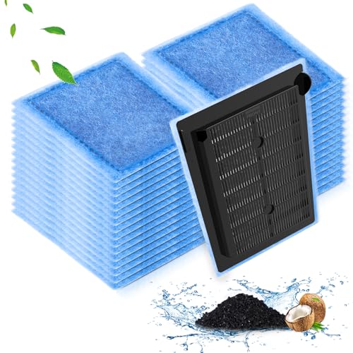 Image of Umlecoa 8 /16 /32 Pack Rite-Size C Filter Cartridges Compatible with MarineLand Penguin PRO Power Filters 275 /375 & Original Penguin Power Filters 200 /350 - Rite-Size C Replacement Filter Cartridges