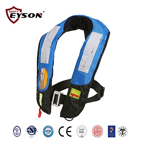 Eyson Inflatable Life Jacket Life Vest Highly Visible Automatic