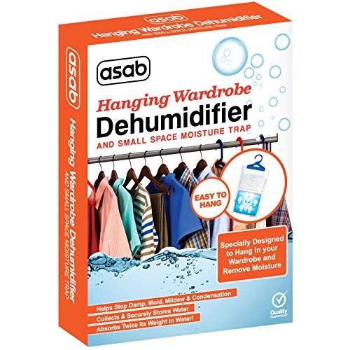 Buy ASAB Wardrobe Dehumidifier Bag Hanging Damp Trap Sachets Mildew
