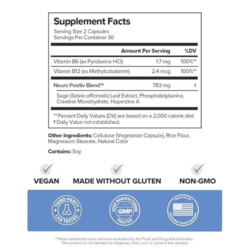 O Positiv MENO Brain Health Capsules