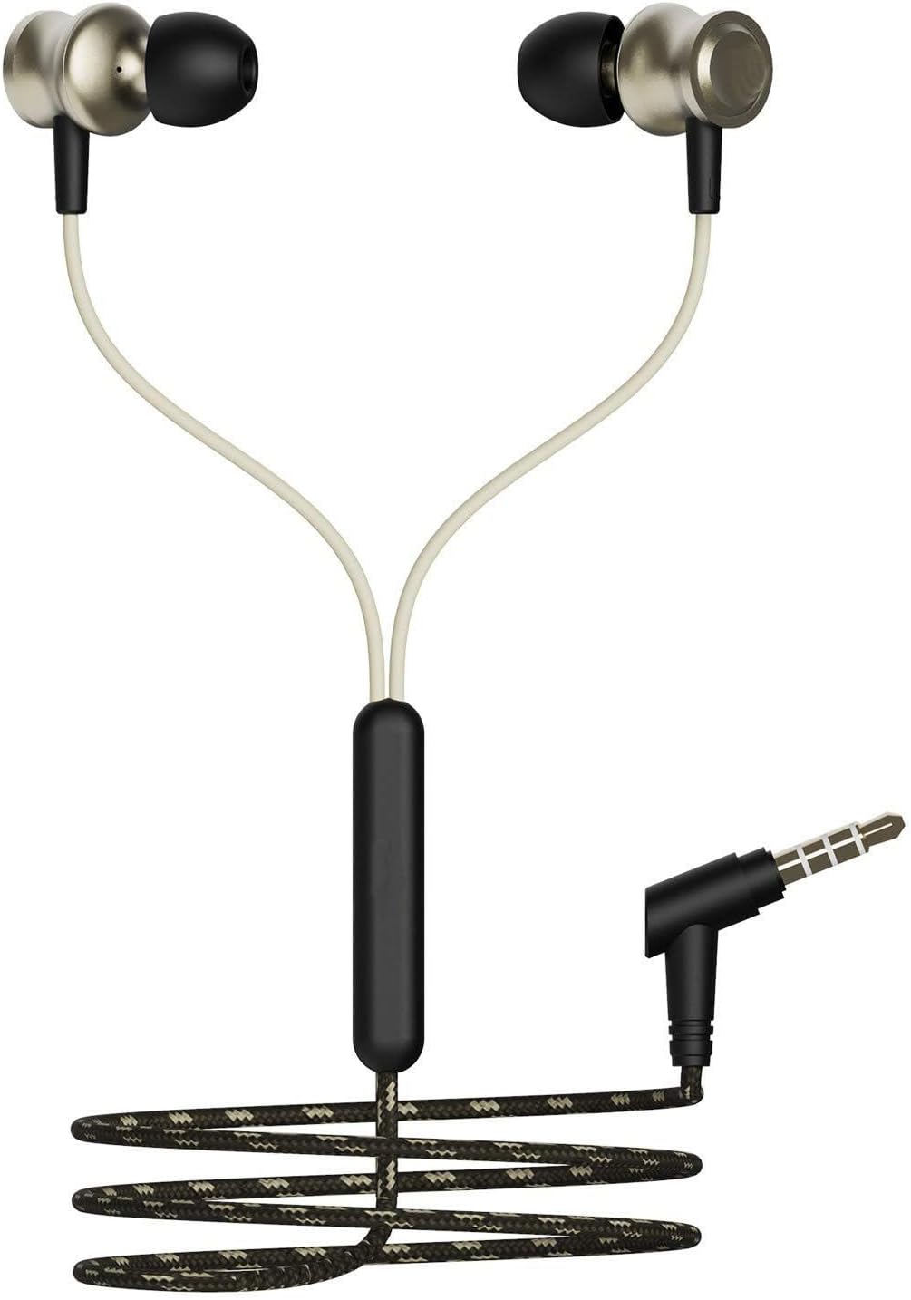 Earphones BT 870 for Mitsubishi Pajero Sport Earphone Original Like Wired Stereo Deep Bass Head Hands-Free Headset C Earbud Calling inbuilt with Mic,Hands-Free Call/Music (870,OM2,BLK)