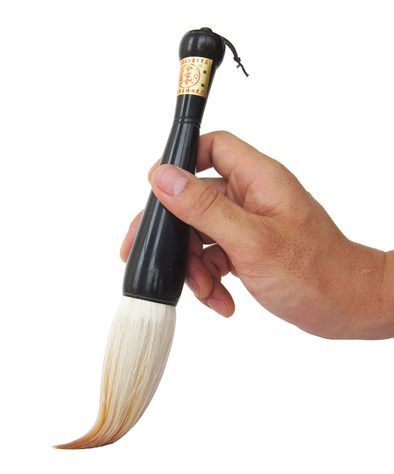 Eccellente grande pennello per calligrafia cinese, pennello premium per pittura dei capelli scrittura Sumi pennello disegno acquerello Kanji pennello