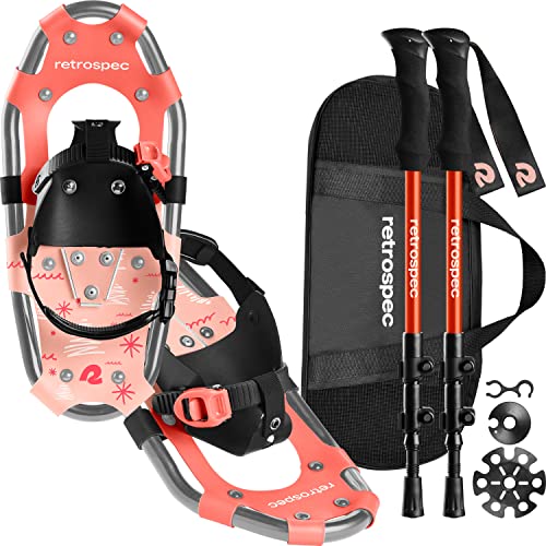 Retrospec Drifter Snowshoes and Trekking Pole Bundles