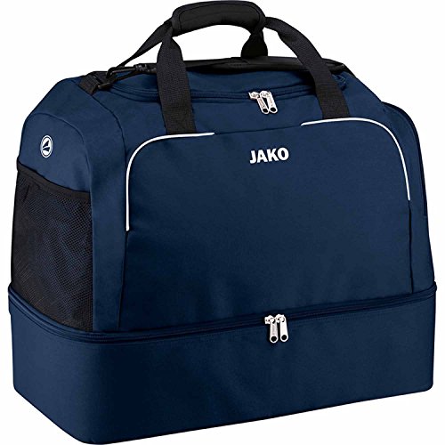 Sac de sport JAKO marine avec grand rangement chaussures pour le fitness