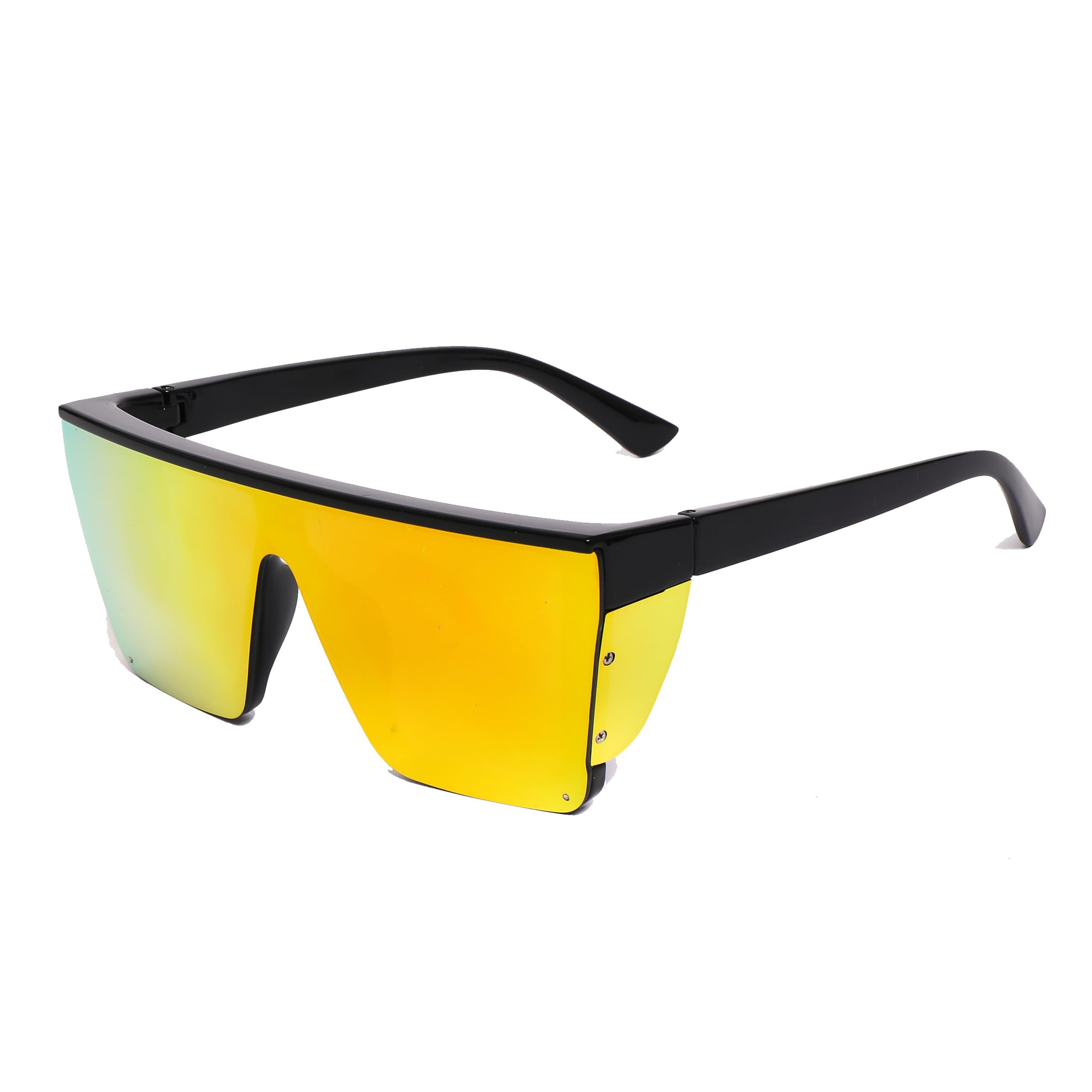 Z87 Sicherheits-Sonnenbrille, flache Oberseite, klassisch, quadratisch, UV-400-Schutz, für Herren