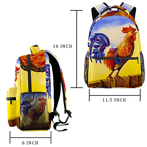 Sac à dos Red Panda réglable grand compartiment 40 cm multicolore - 2
