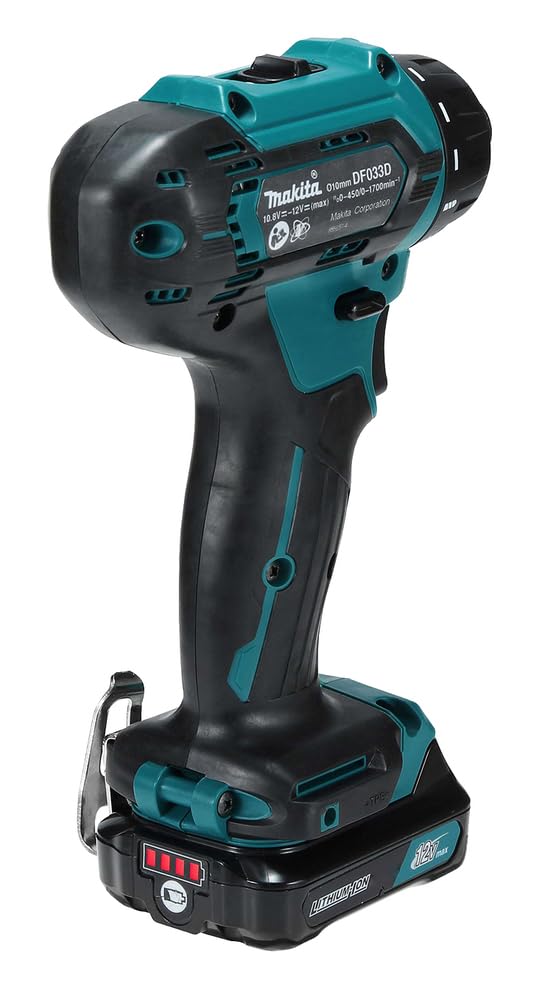 MAKITA DF033DSAE - Taladro atornillador 12v cxt 2.0ah 1/4"