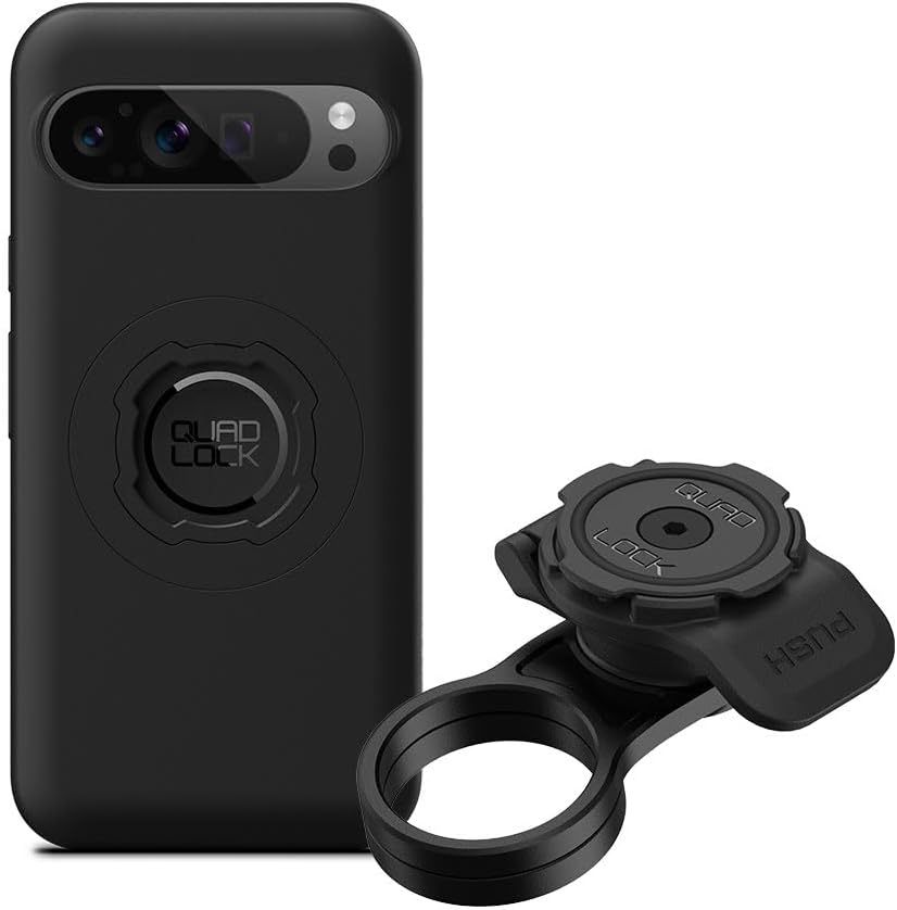 Quad Lock Stem Cap Bike Mount Kit with MAG Phone Case for Google Pixel 9 Pro XL