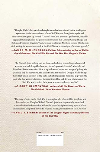 Lincoln's Spies: Their Secret War to Save a Nation